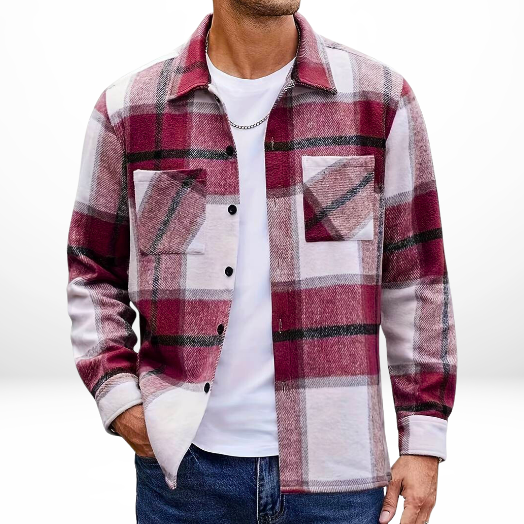 Camisa Cuadros Hombre Casual