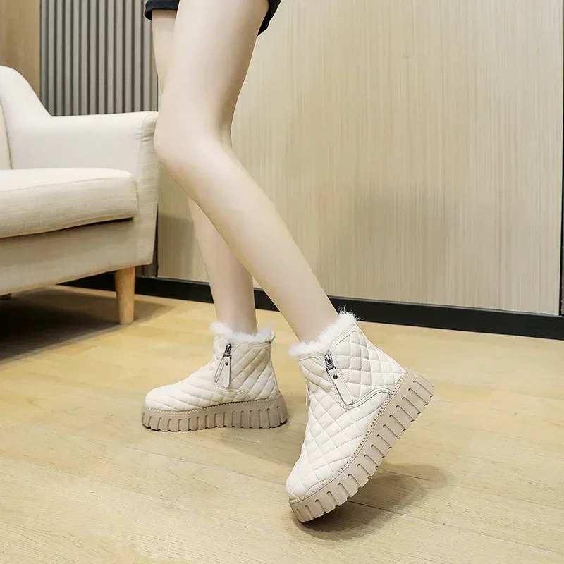 Botas Invierno Mujer Bloque Cremallera