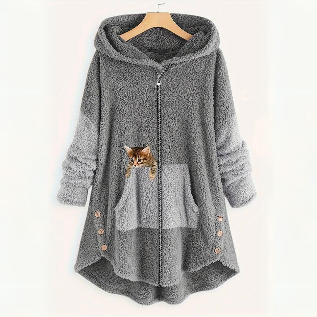 Sudadera Gato Acogedora y Suave