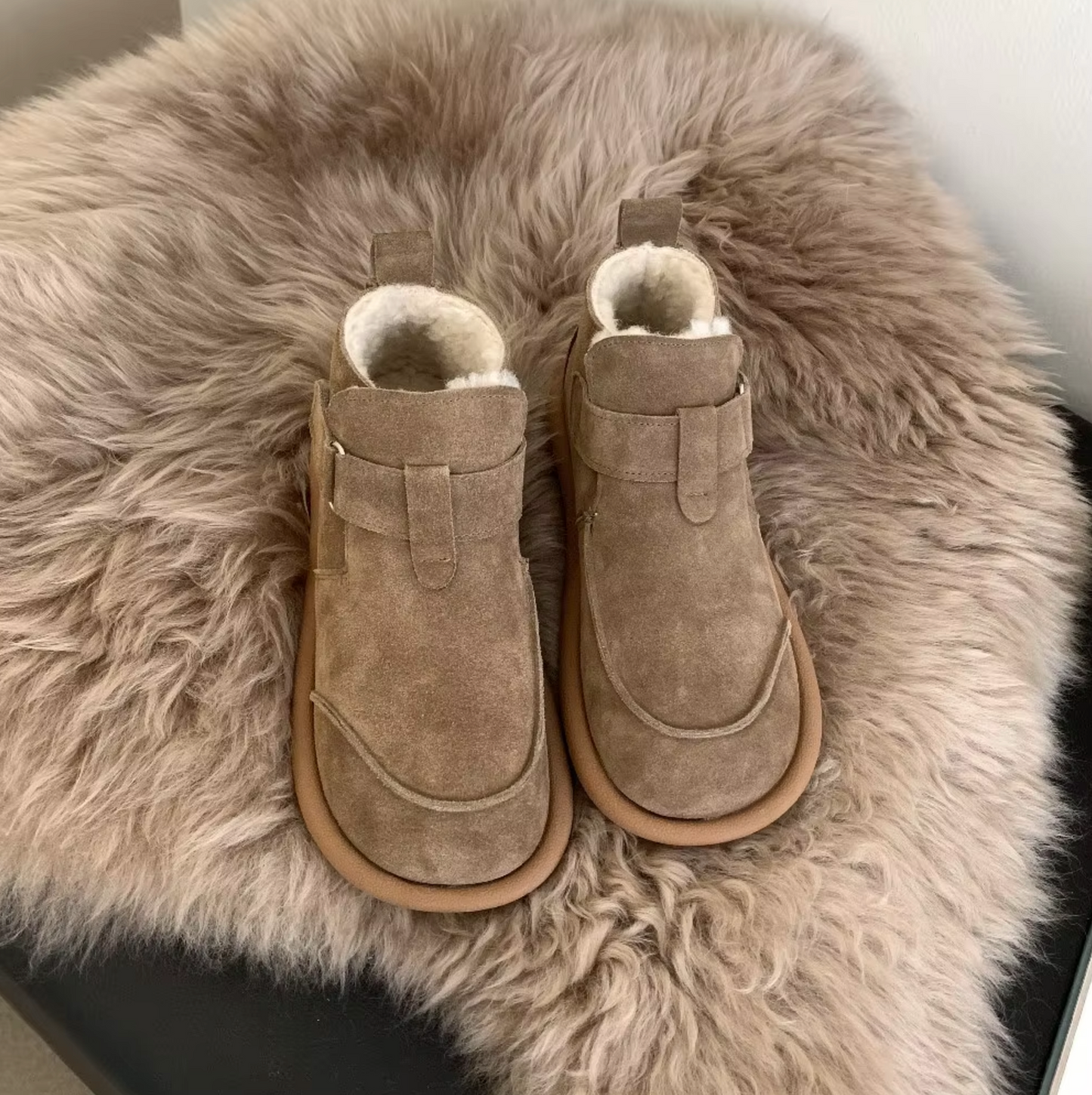 Botas Piel Forro Cálido Invierno