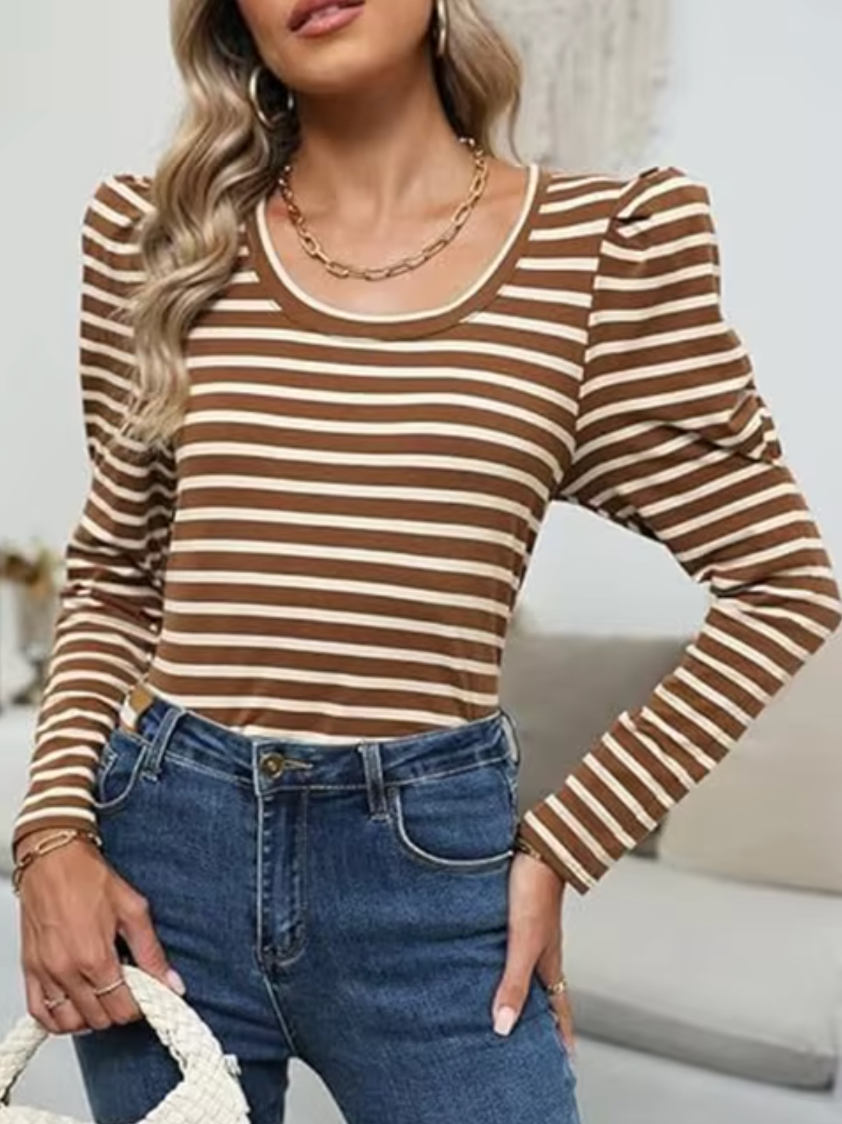 Jersey Femenino Manga Larga Estilo Boho
