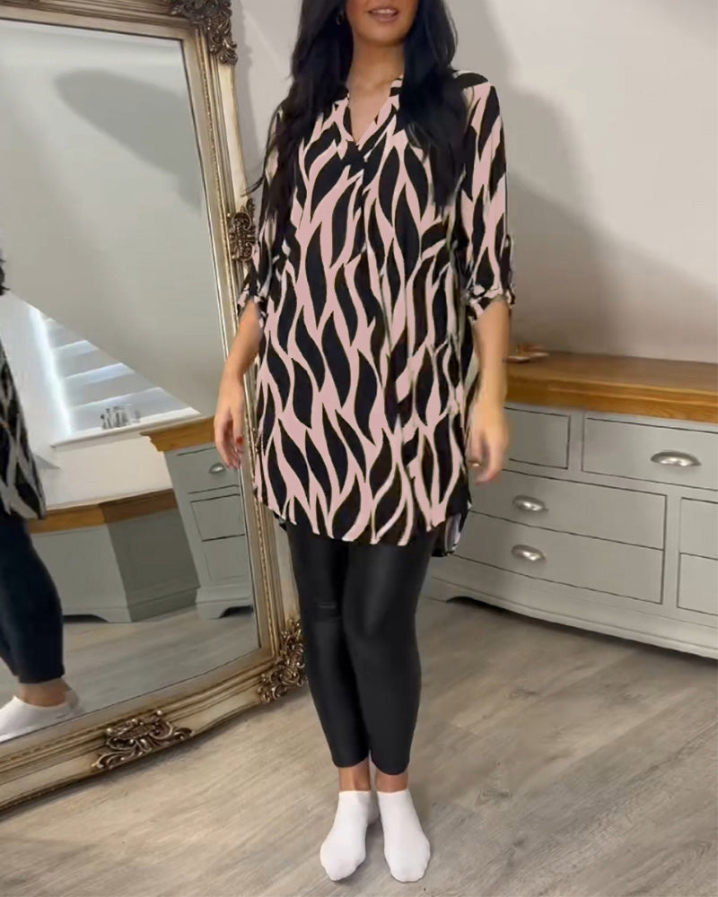 Blusa mujer estampada moda urbana