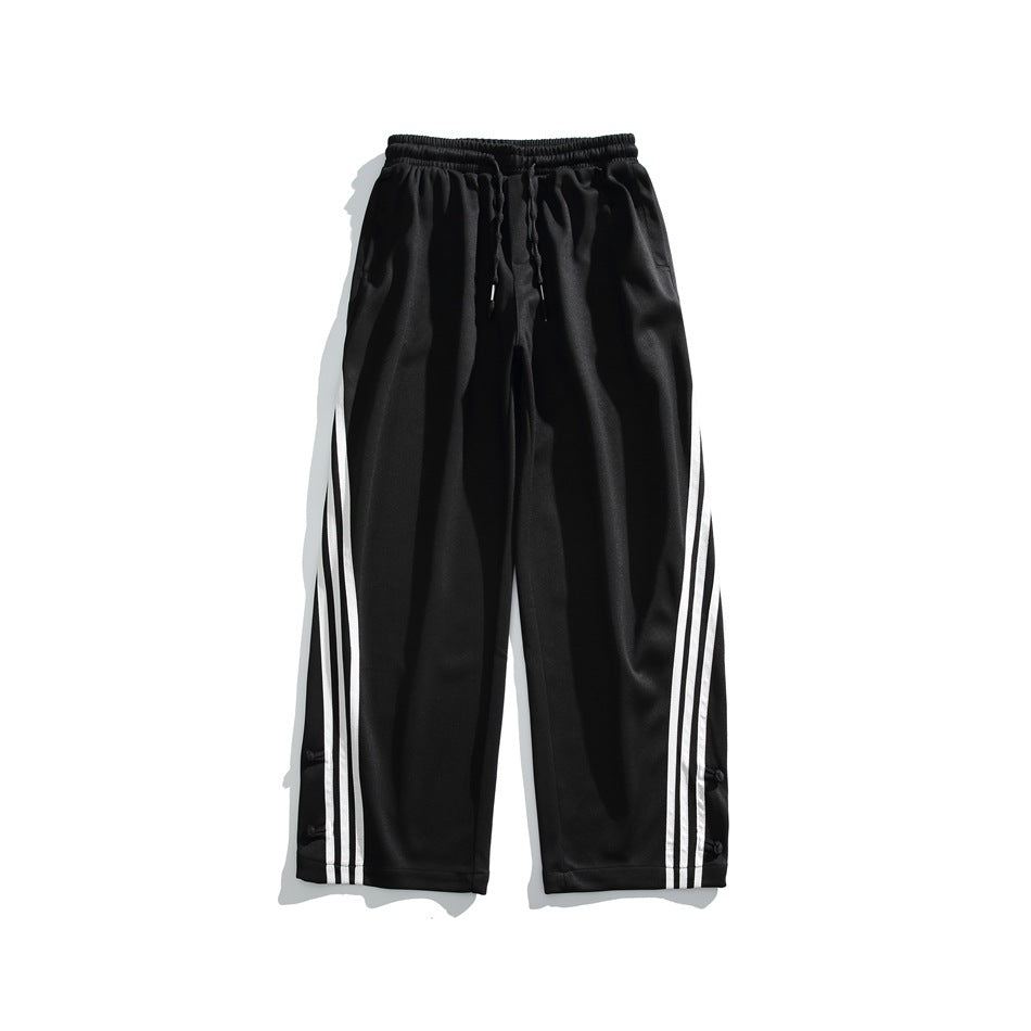 Pantalones deportivos rayados modernos para hombre