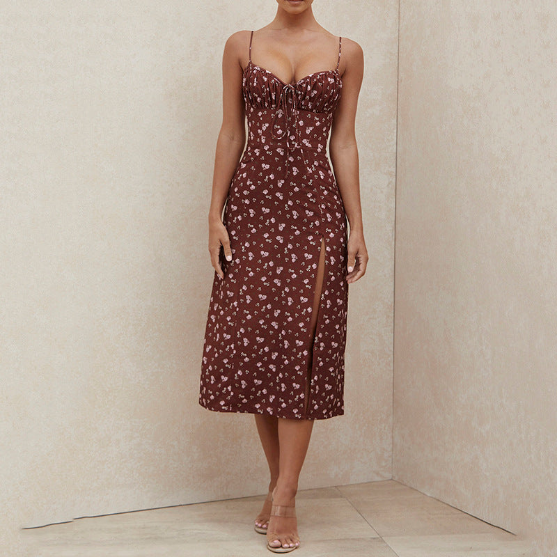 Vestido de Fiesta Floral Ligero Mujer Verano