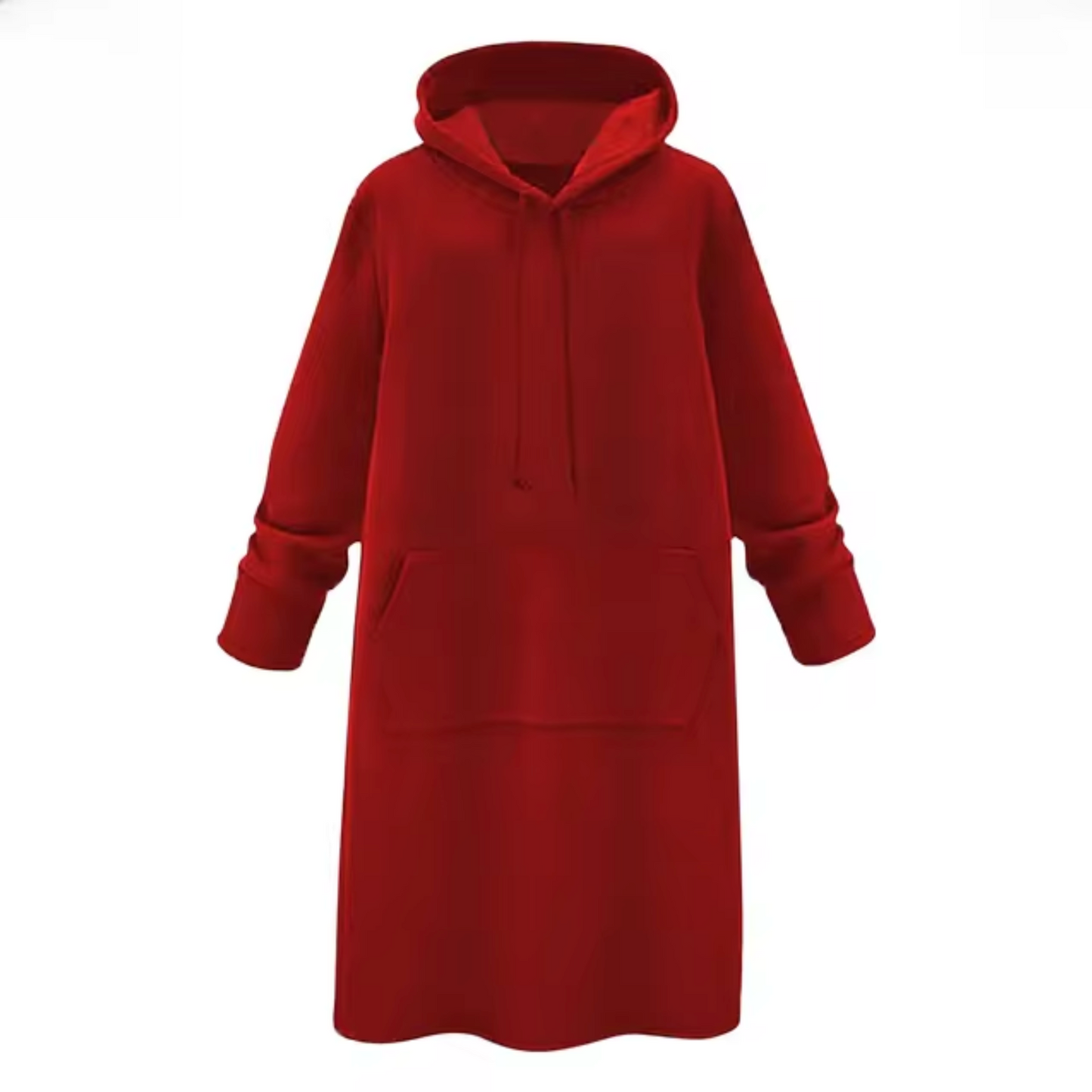 Vestido Capucha Mujer Algodón Cómodo