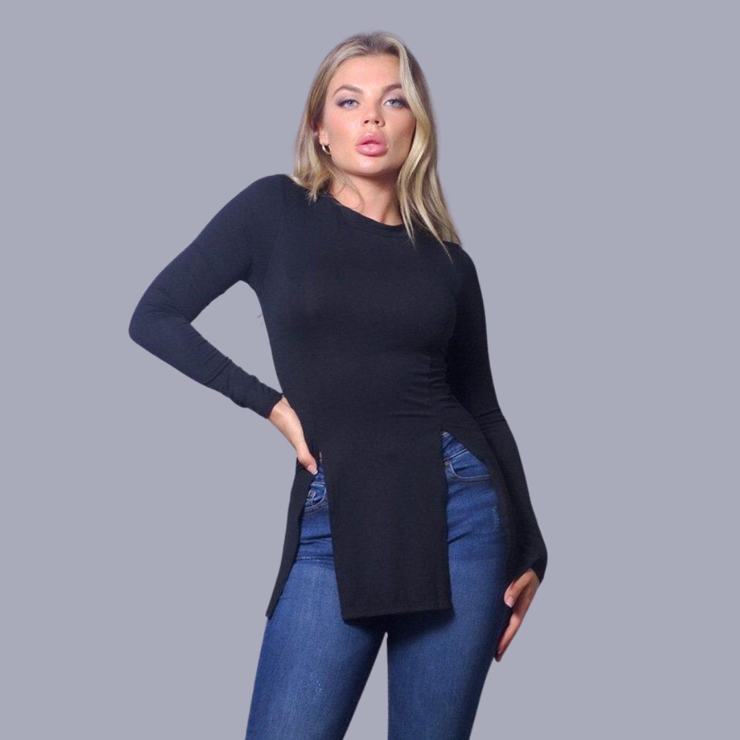 Túnica Elegante Corte Ajustado - Vestiria
