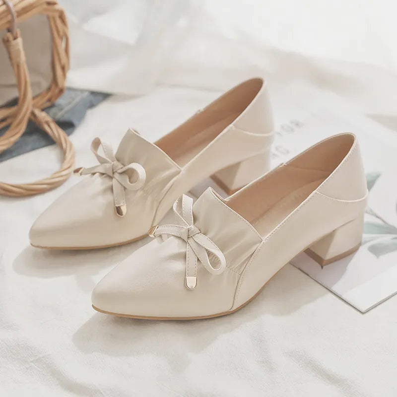 Zapatos de mujer de piel plano cómodo - Vestiria