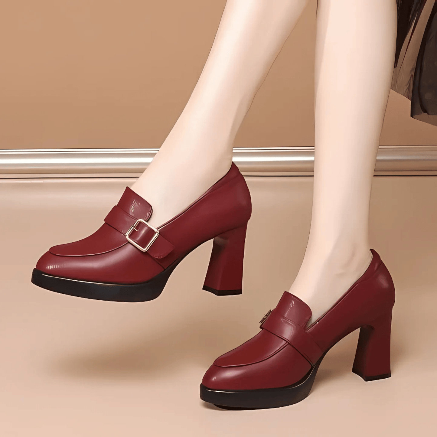 Zapatos de tacón alto elegantes puntiagudos