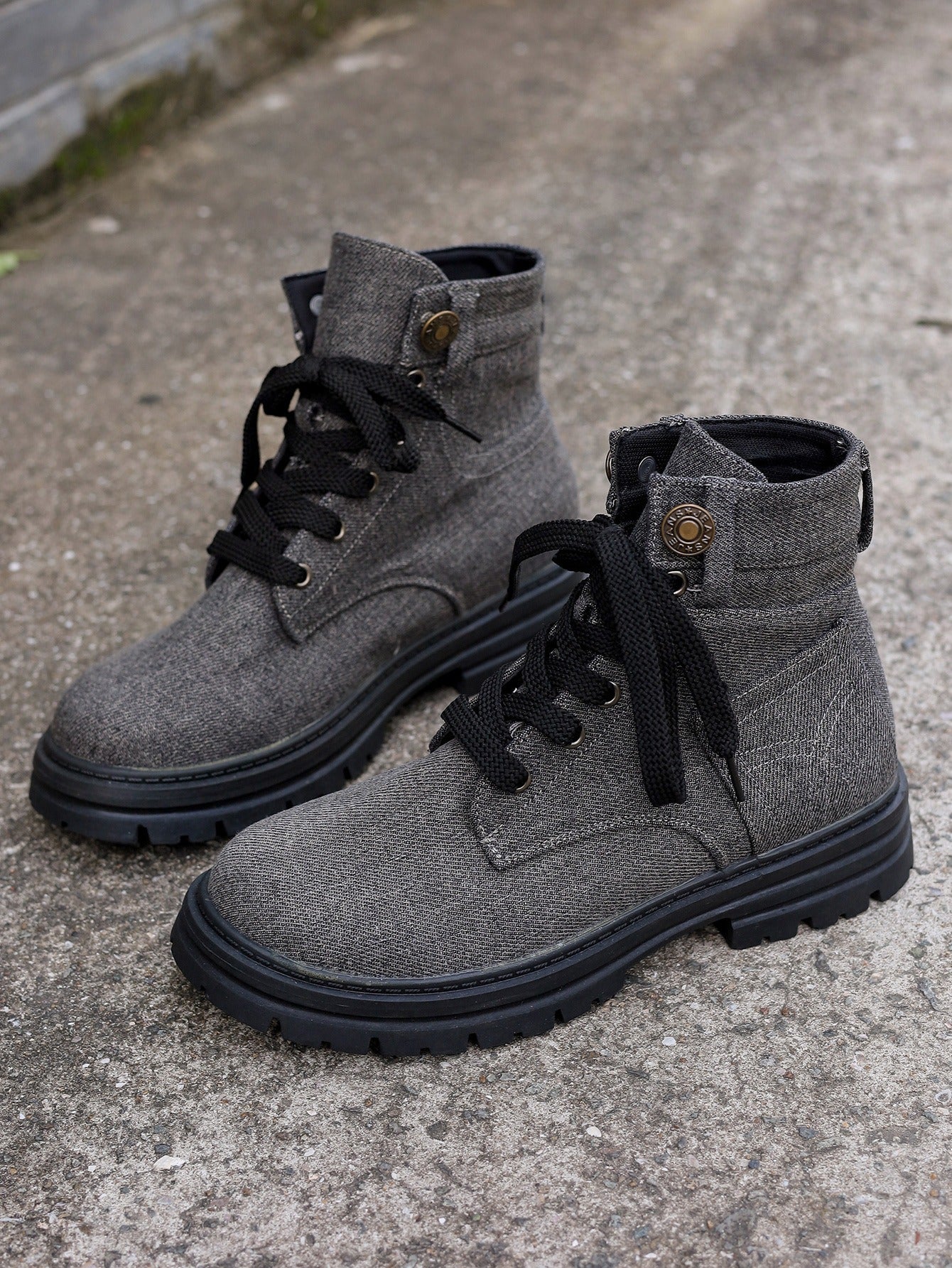 Botas Mujer Deportivas Lona Urbana Estilo Casual