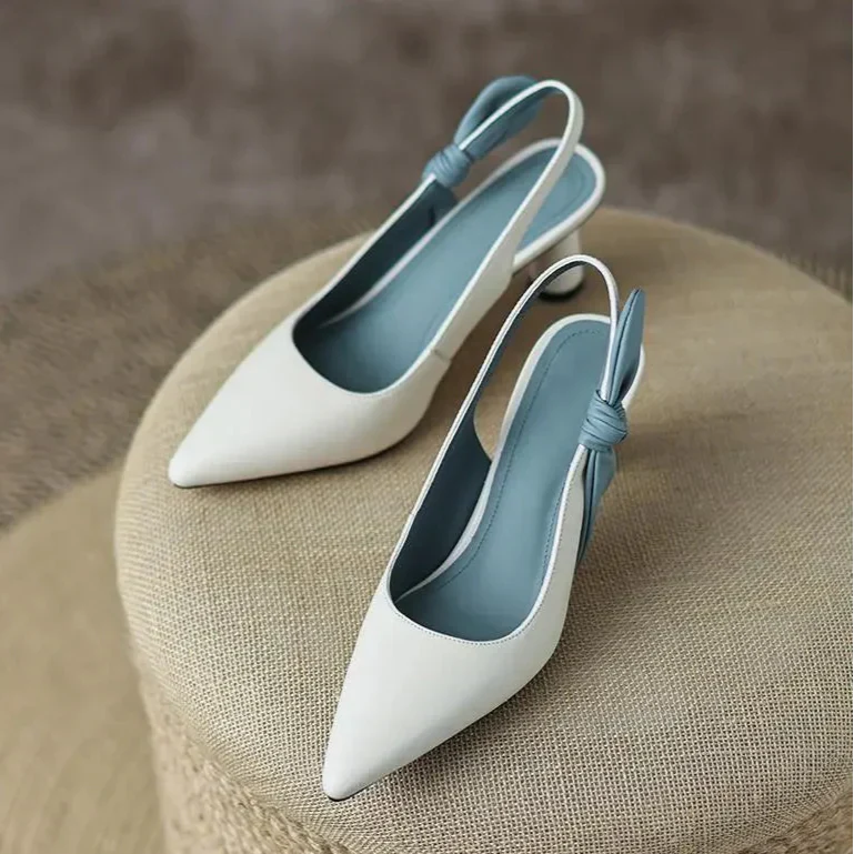 Zapatos Mujer Negros con Lazo Elegantes