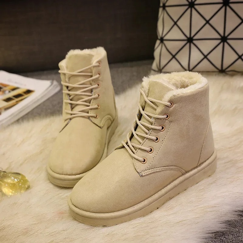 Botas Mujer Invierno Cuero Suave Altas