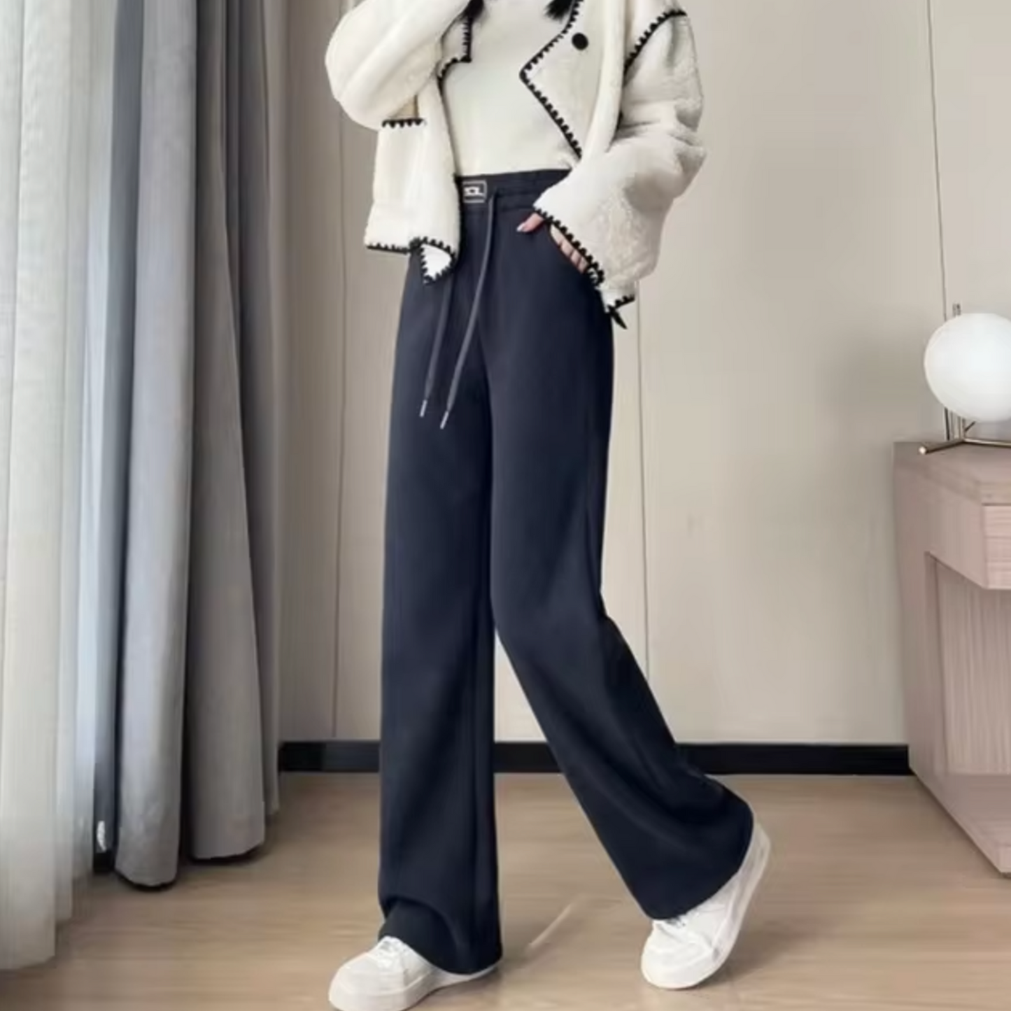 Pantalón Pana Forro Polar Cálido