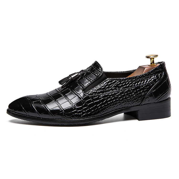 Zapatos de hombre de cuero clásicos con detalles elegantes