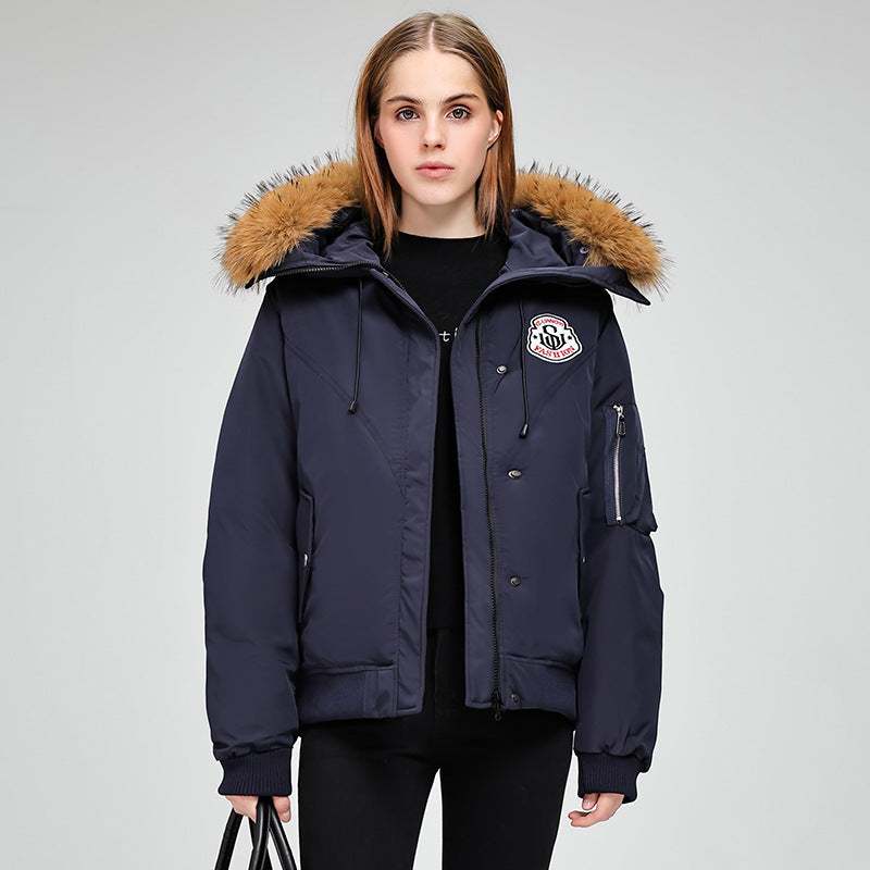 Chaquetón de mujer abrigado invernal corto
