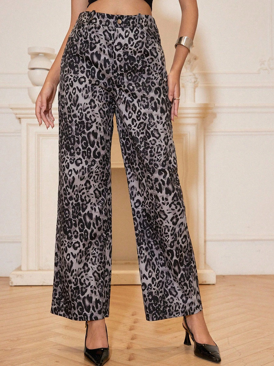 Pantalón Mujer Estampado Florido