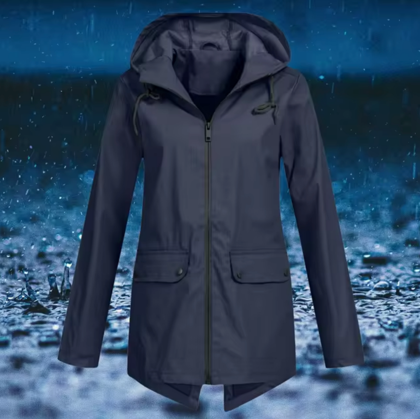 Chubasquero Impermeable con Capucha Ligero