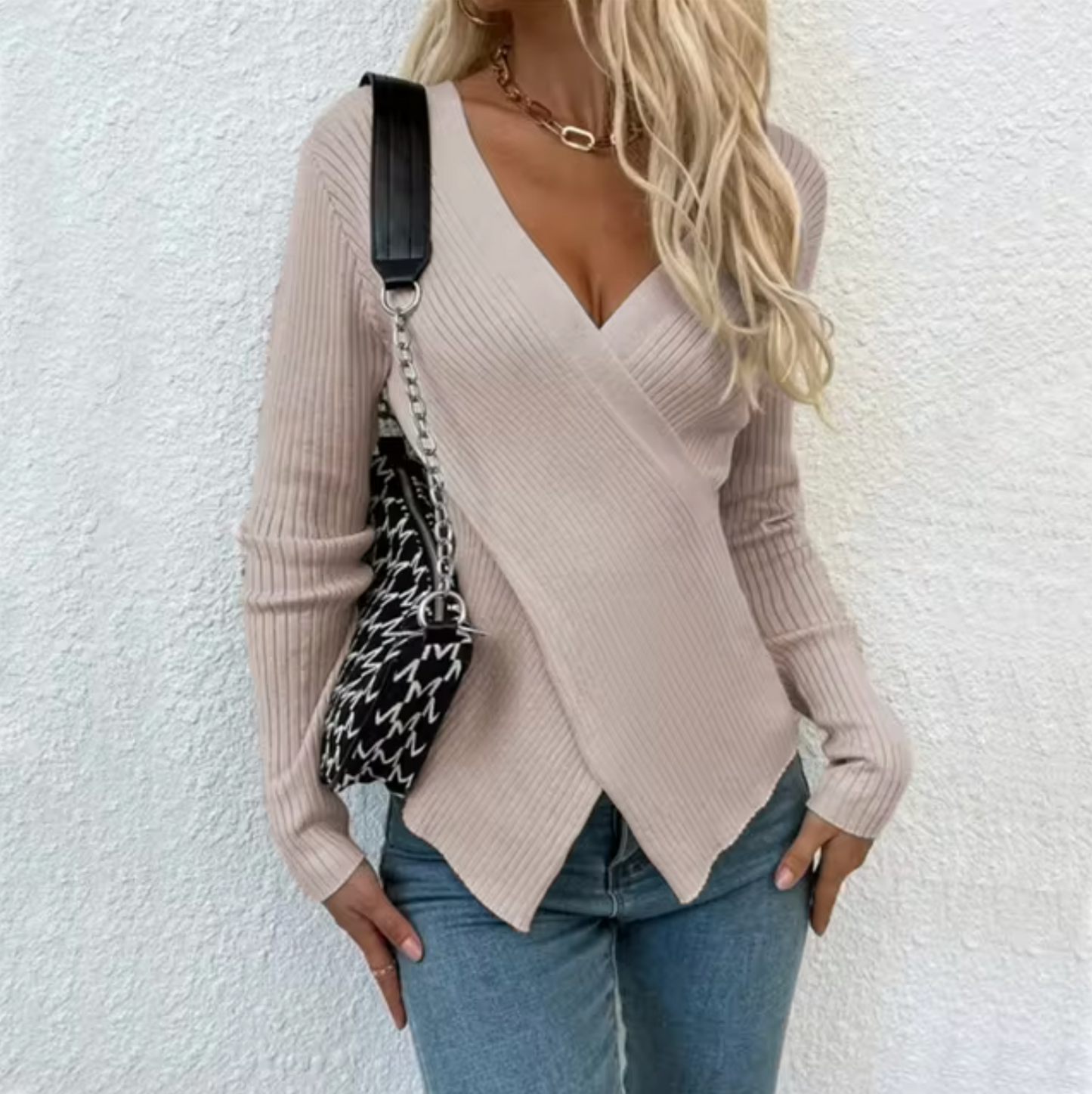 Jerséis de mujer cuello redondo suaves