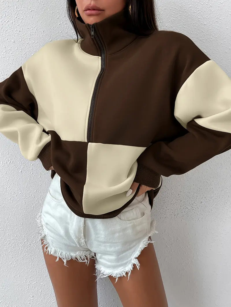 Sudadera cómoda con diseños de colores - Vestiria