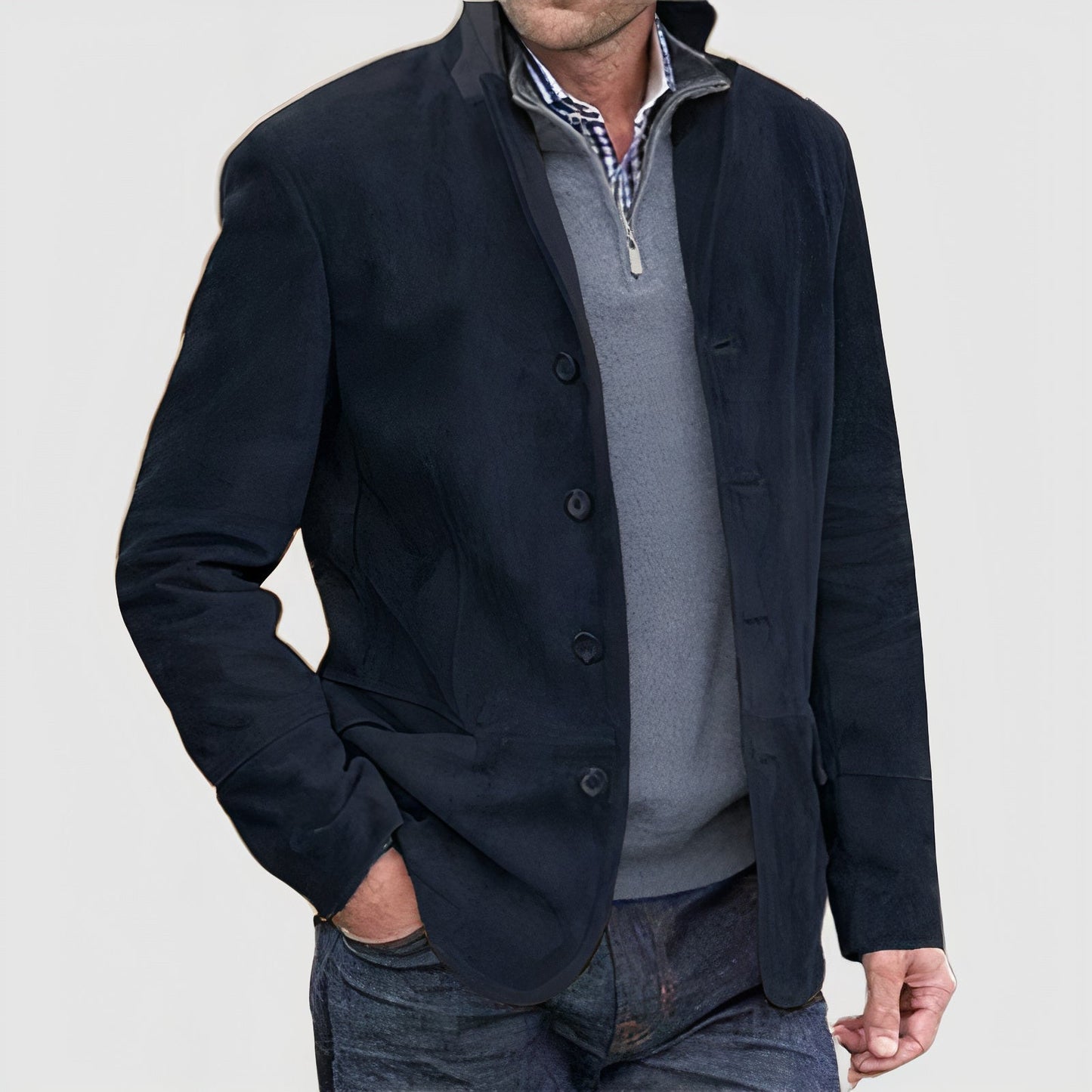 Chaqueta Hombre Estilo Clásico Vintage