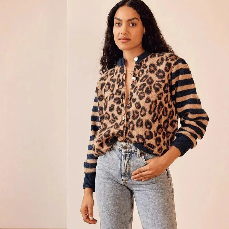Cárdigan Mujer Estampado Floral Elegante