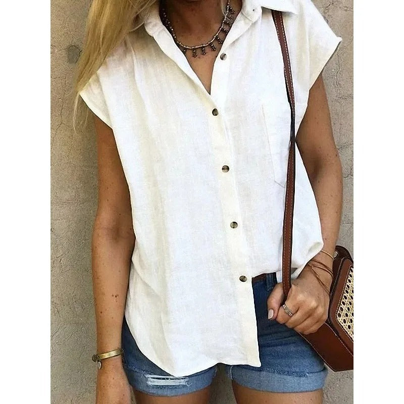 Blusa Polo Clásica Con Botones