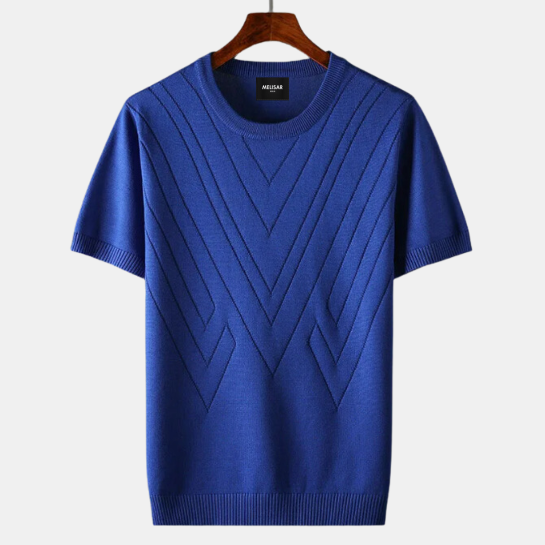 Camiseta Hombre Clásica Cuello Redondo