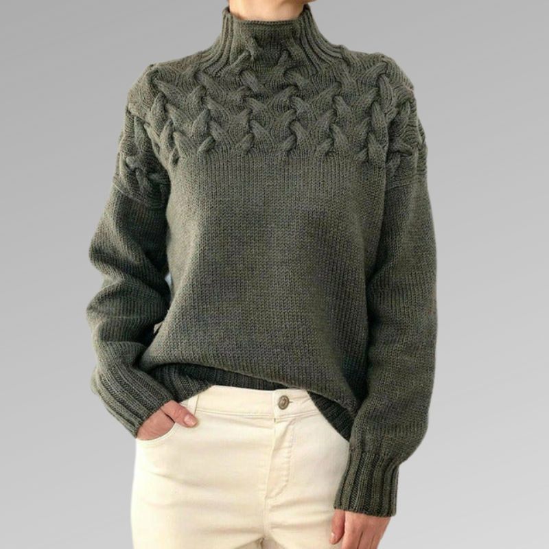 Jerséis de punto cuello alto elegantes