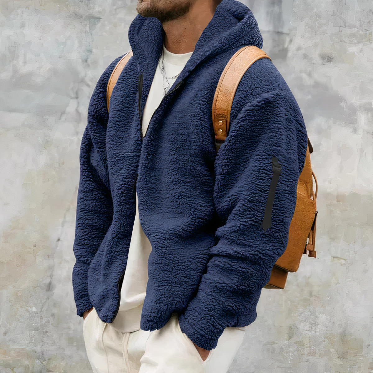 Chaqueta Sherpa Abultada Cálida