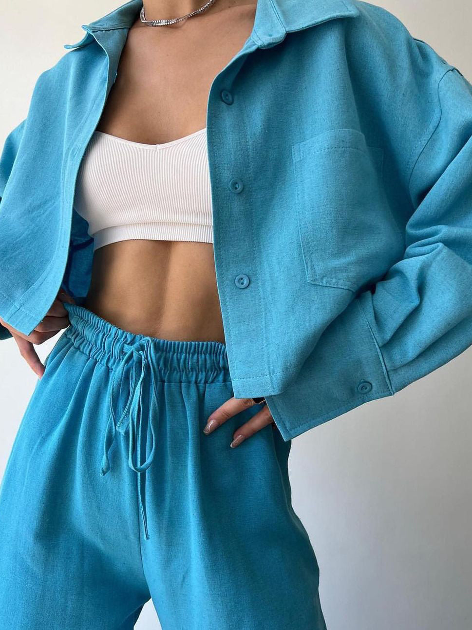 Conjunto Deportivo Mujer Camiseta y Pantalón Cómodes