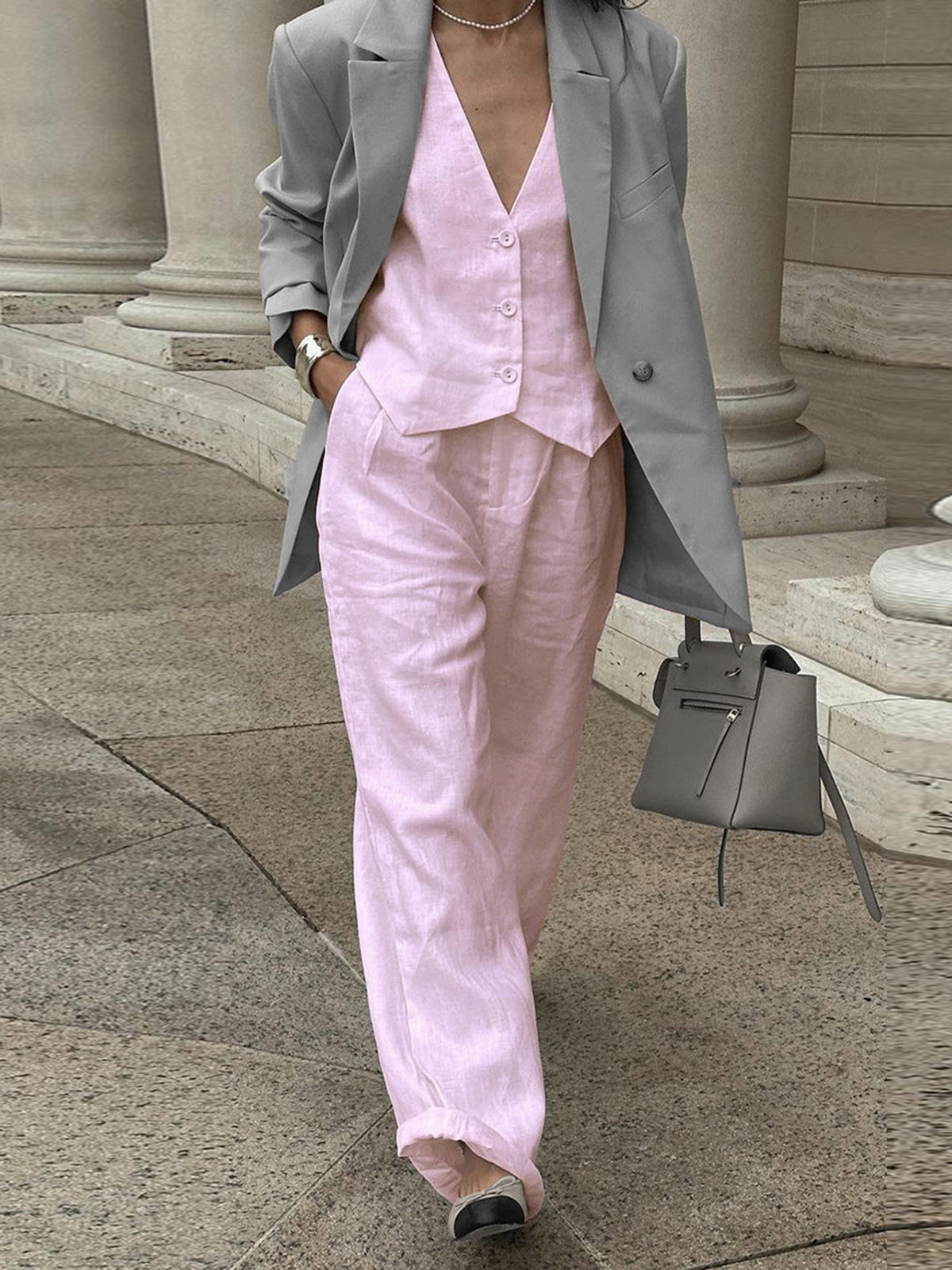 Chaleco y Pantalón Deportivo Mujer