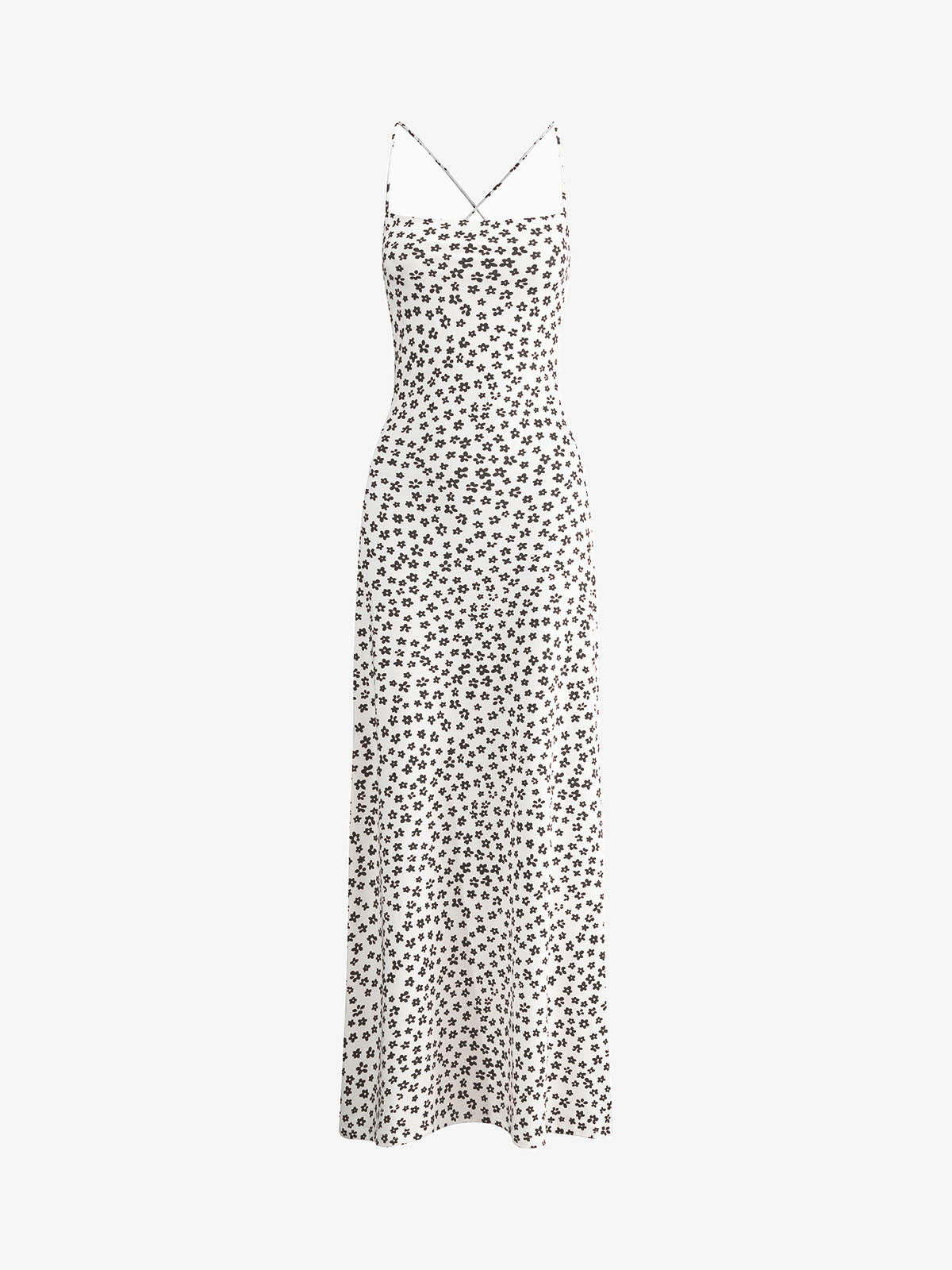 Vestido Floral Sin Tirantes de Mujer