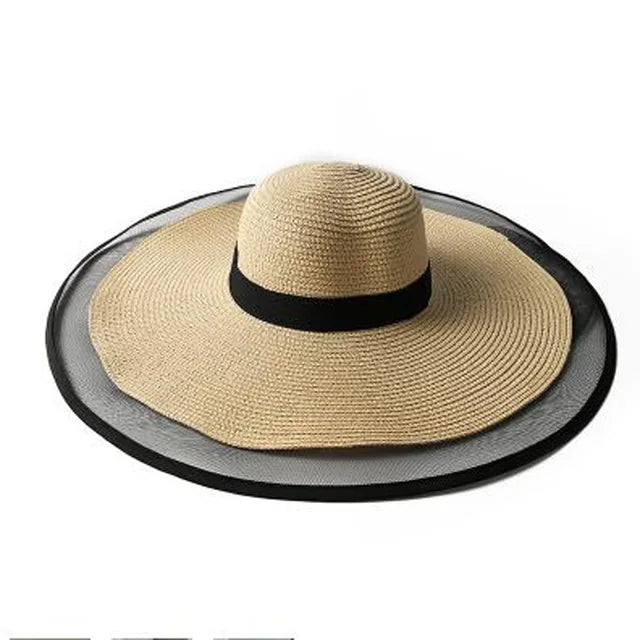 Sombrero Paja Clásico Ala Ancha Estilo Moda