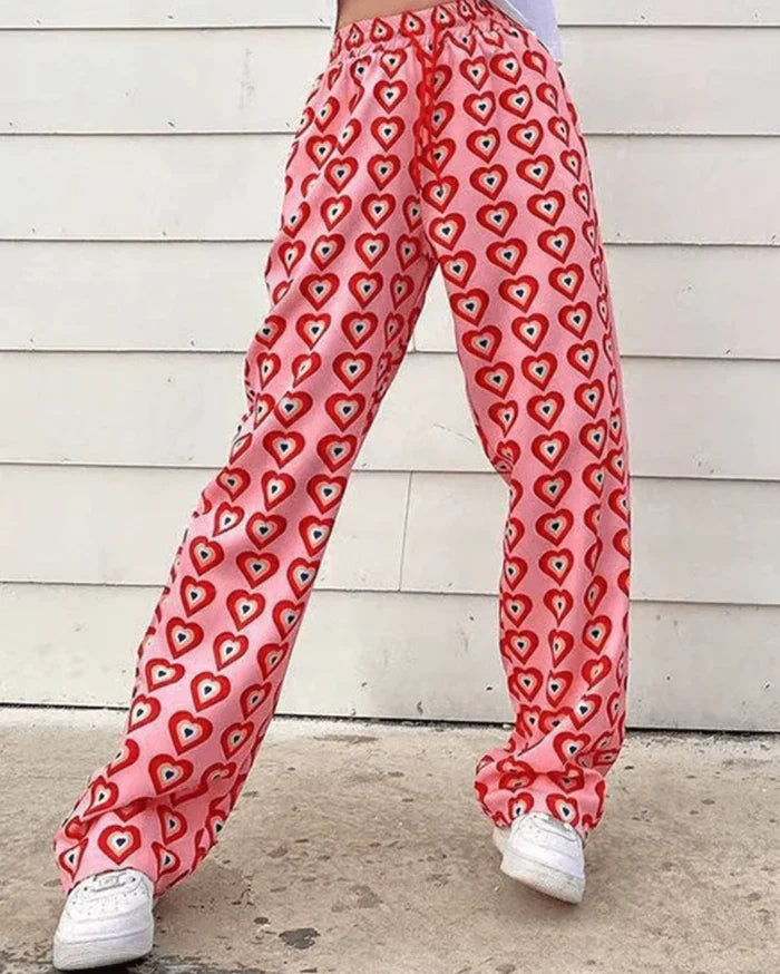 Pantalón Deportivo Secado Rápido Corazones - Vestiria