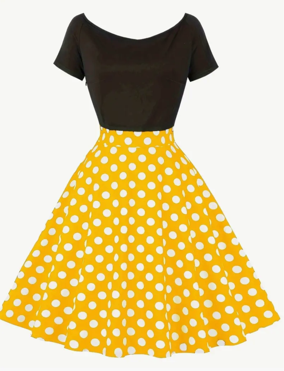 Vestido Floral Estilo Clásico Verano