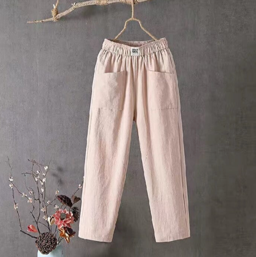 Pantalón Lino Elástico Comfy