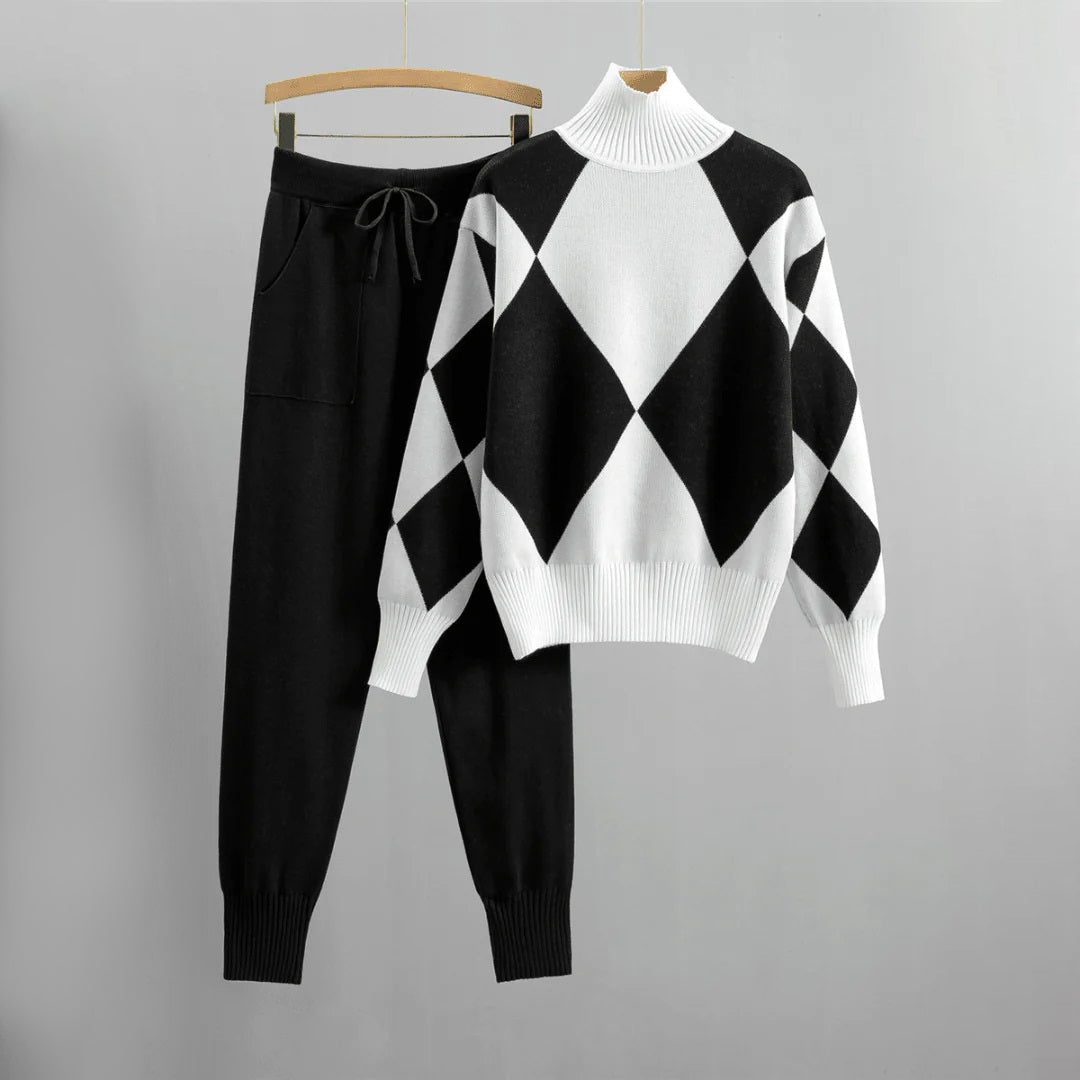 Conjunto Jersey y Pantalón Abrigado Invierno