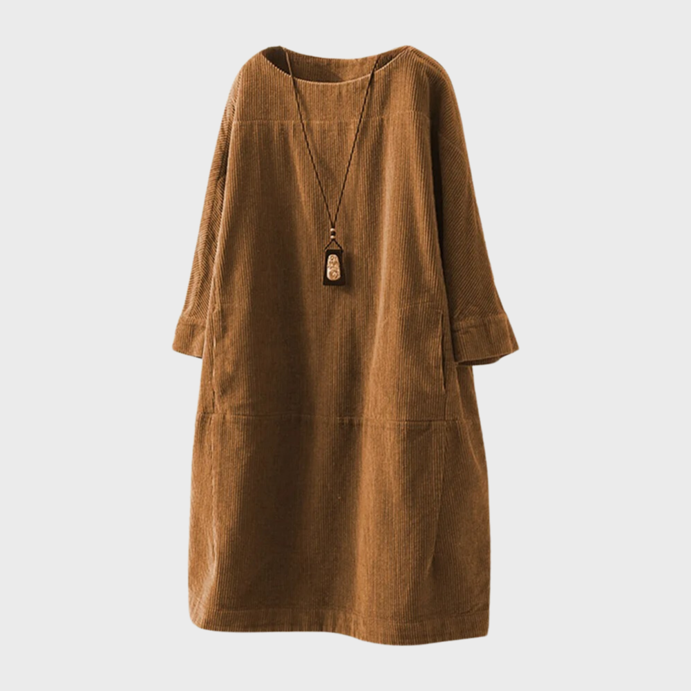 Vestido Pana Mujer Invierno