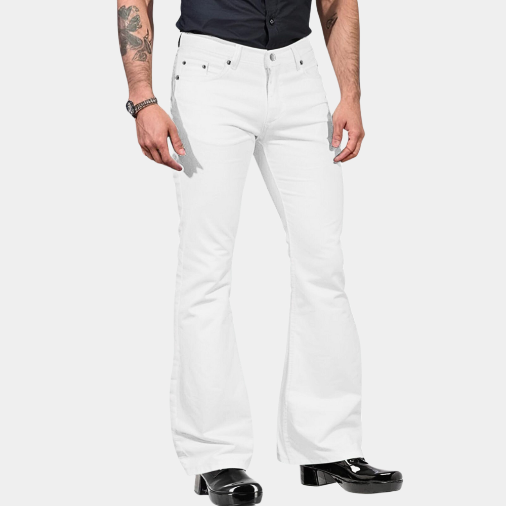 Pantalones Anchos Clásicos Hombre