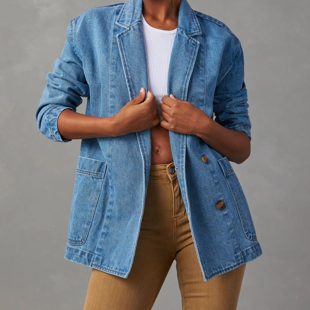Chaqueta Vaquera Mujer Moda Casual - Vestiria