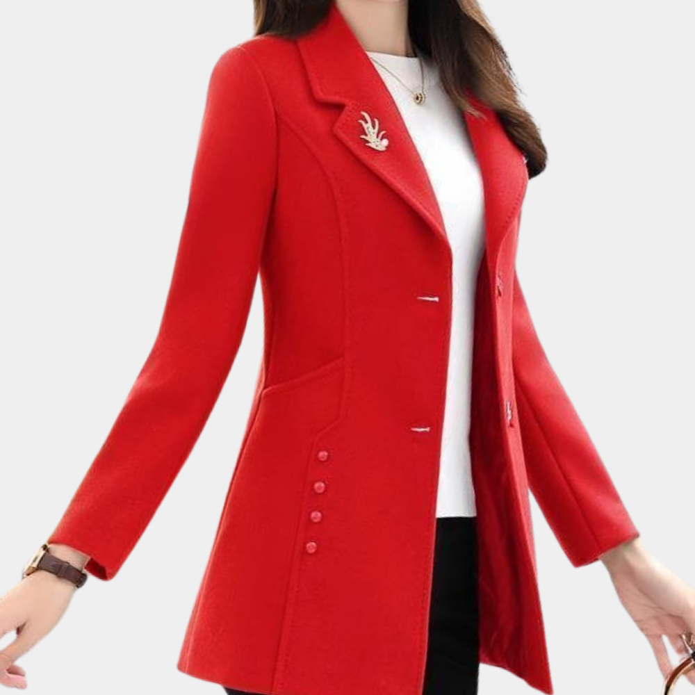 Chaquetón Mujer Ajustado Elegante