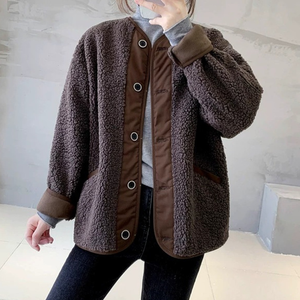 Abrigo Mujer Abierto Cálido Invierno - Vestiria