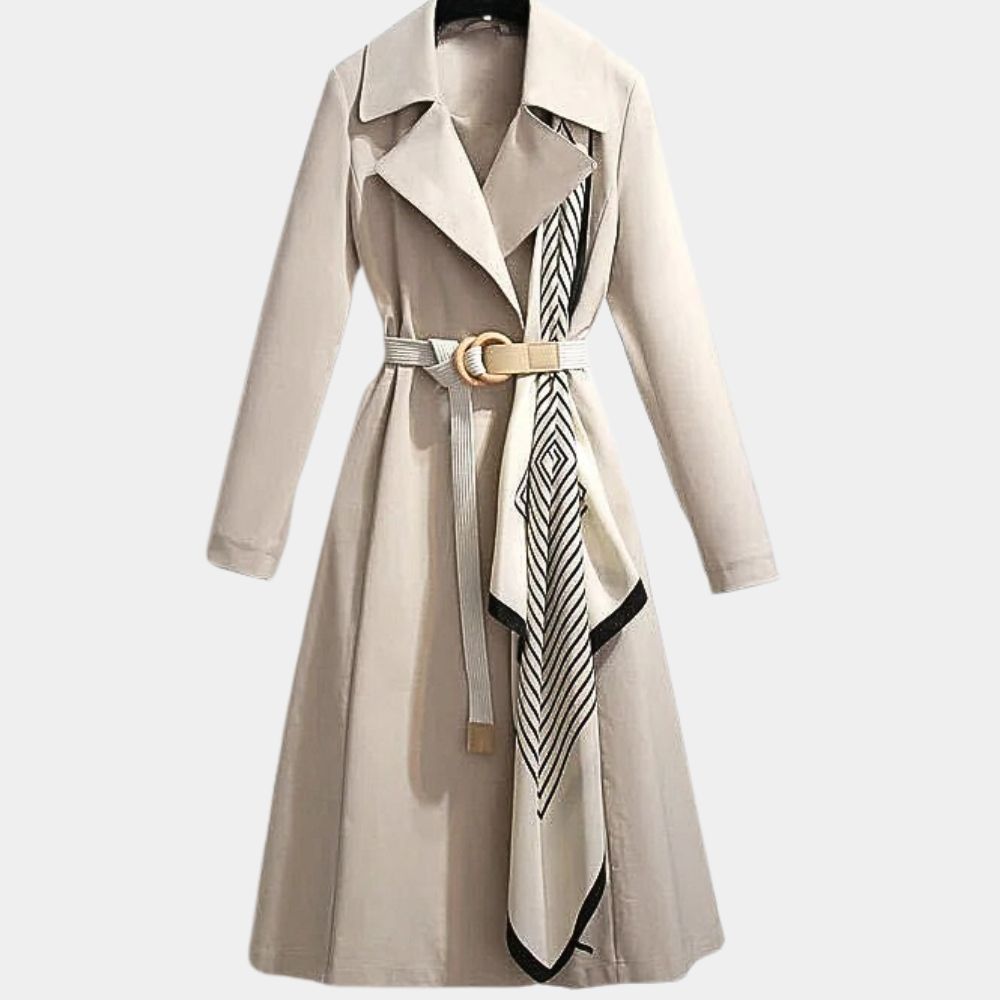 Abrigo Mujer Invierno Clásico Largo Elegante