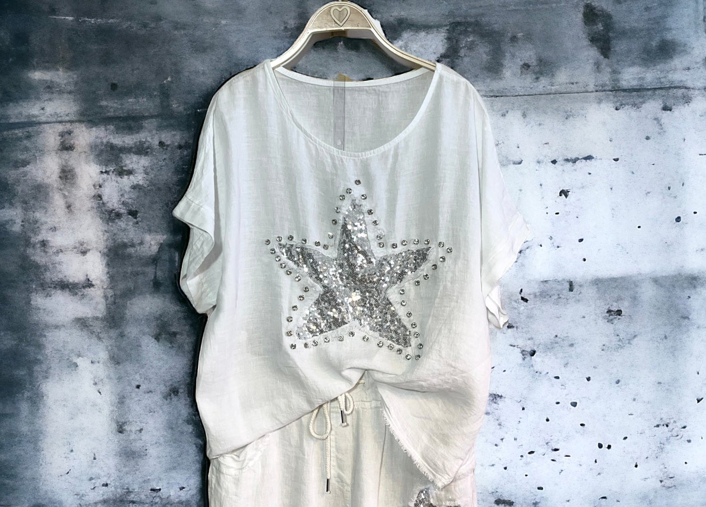 Camiseta Estrella Brillante Mujer - Vestiria