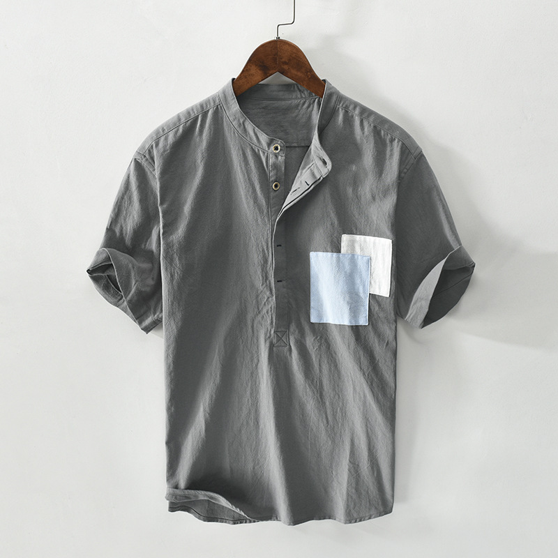Camisa Lino Fresca Estilo Clásico