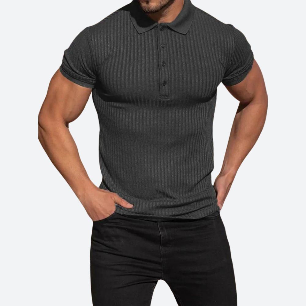 Polo ajustado hombre elegante Varelio