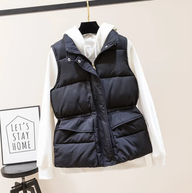 Chaleco Invierno Mujer Cremallera Bolsillos