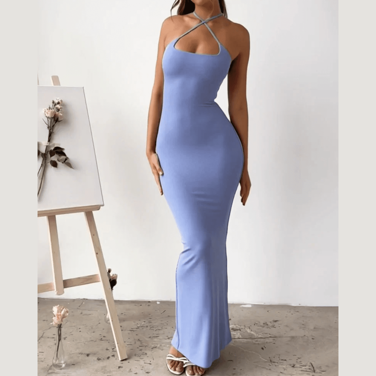 Vestido Evening Elegante Largo - Vestiria