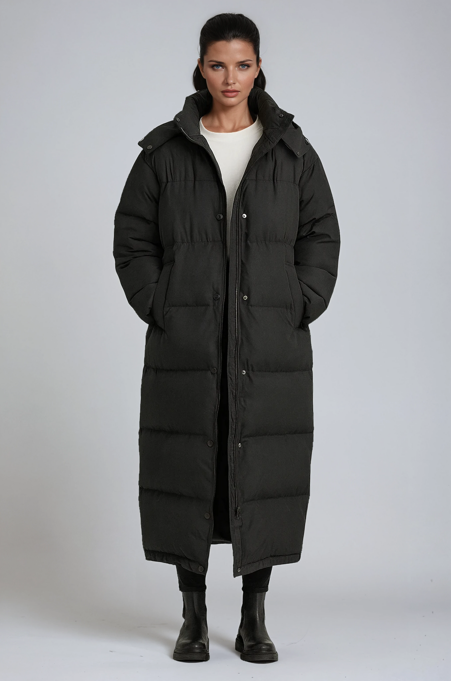 Chaquetón Puffer Mujer Acogedor con Capucha - Vestiria
