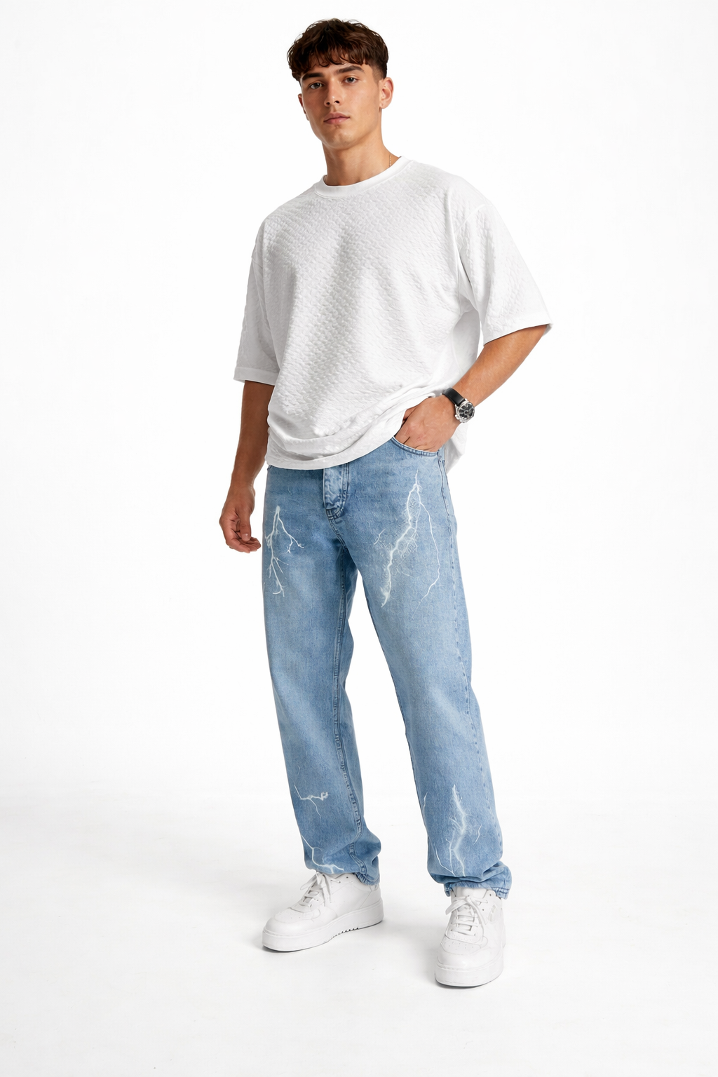 Pantalones vaqueros lisos clásicos Svenrik - Vestiria