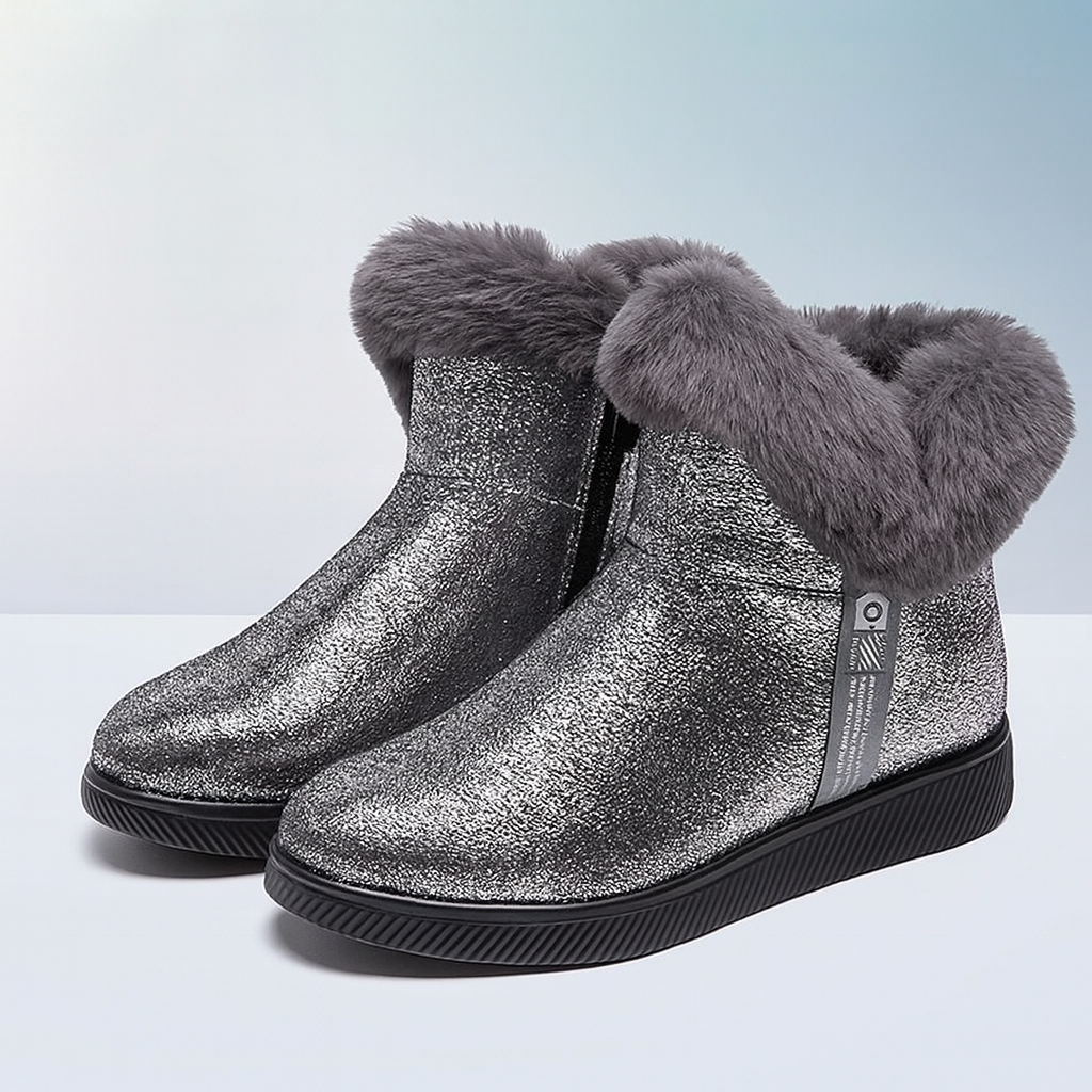 Botas Mujer Invierno Brillantes Glitter